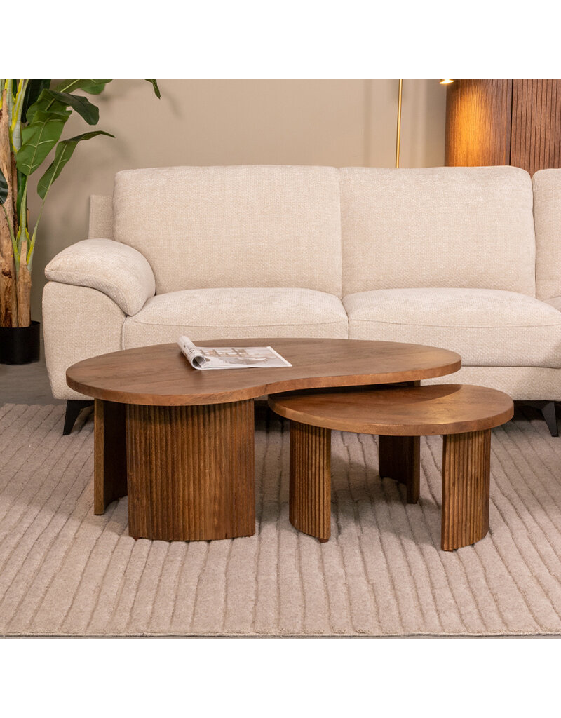 Damn LABEL51 Salontafel Timon - Nature Smooth - Mangohout - 100 cm