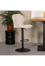 Damn LABEL51 Barkruk Vino - Naturel - Elite - Gaslift