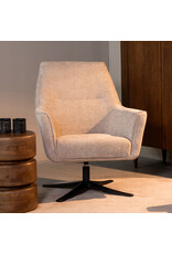 Damn LABEL51 Fauteuil Tod - Clay - Chenille - 76 cm