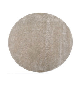 Damn LABEL51 Vloerkleden Mila - Taupe - Polyester - 200x200 cm - Rond