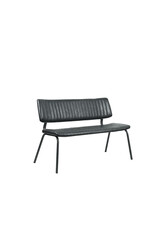 Damn LABEL51 Eetkamerbanken Gusto - Zwart - Kunstleder - 120 cm