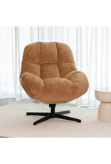 Damn LABEL51 Fauteuil Huxley - Cognac - Chenille - One Size