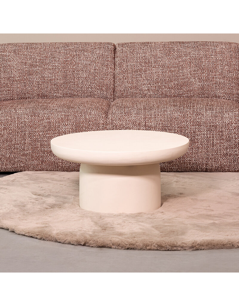 Damn LABEL51 Salontafel Mavi - Soft Sand - Mangohout - 60 cm - Rond