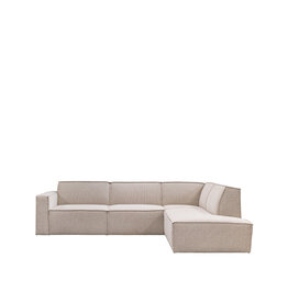 Damn LABEL51 Hoekbank Kay - Naturel Royal Boucle - Boucle - Hoekbank Rechts
