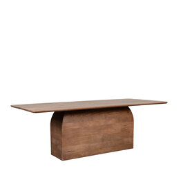 Damn LABEL51 Eetkamertafel Owen - Nature Smooth - Mangohout - 220 cm - Rechthoek