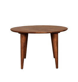 Damn LABEL51 Eetkamertafel Fly - Espresso - Mangohout - 120 cm - Rond