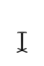Damn LABEL51 Eetkamertafel X-Poot - Zwart - Metaal - X-Poot 50x50 cm