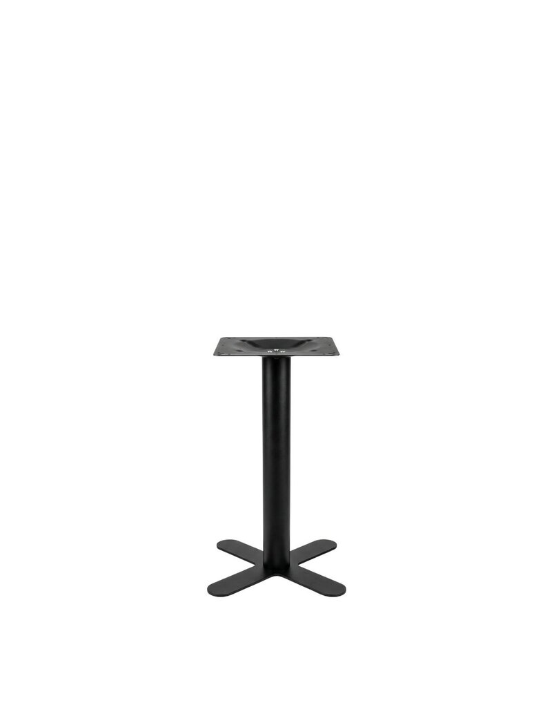 Damn LABEL51 Eetkamertafel X-Poot - Zwart - Metaal - X-Poot 50x50 cm