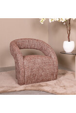 Damn LABEL51 Fauteuil Antibes - Cherry Chocolate - Geweven