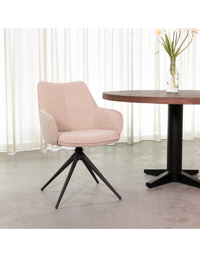 Damn LABEL51 Eetkamerstoel Sawa - Naturel - Boucle