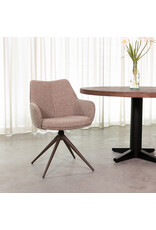 Damn LABEL51 Eetkamerstoel Sawa - Mushroom - Boucle