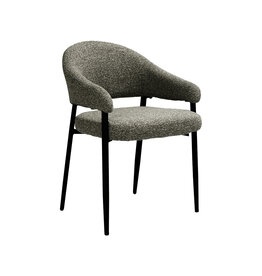 Damn LABEL51 Eetkamerstoel Sora - Mushroom - Boucle