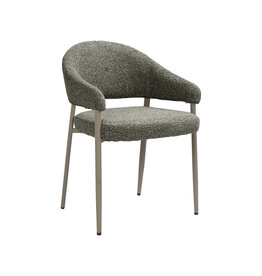 Damn LABEL51 Eetkamerstoel Sora - Mushroom - Boucle