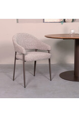 Damn LABEL51 Eetkamerstoel Sora - Mushroom - Boucle
