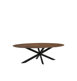 Damn LABEL51 Eetkamertafel James - Nature Smooth - Mangohout - 190 cm - Ovaal