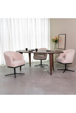 Damn LABEL51 Eetkamertafel Fly - Espresso - Mangohout - 200 cm - Organisch