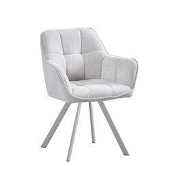 Damn LABEL51 Eetkamerstoel Riley - Naturel - Geweven
