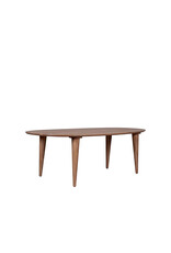 Damn LABEL51 Eetkamertafel Fly - Nature Smooth - Mangohout - 180 cm - Organisch