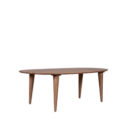 Damn LABEL51 Eetkamertafel Fly - Nature Smooth - Mangohout - 180 cm - Organisch