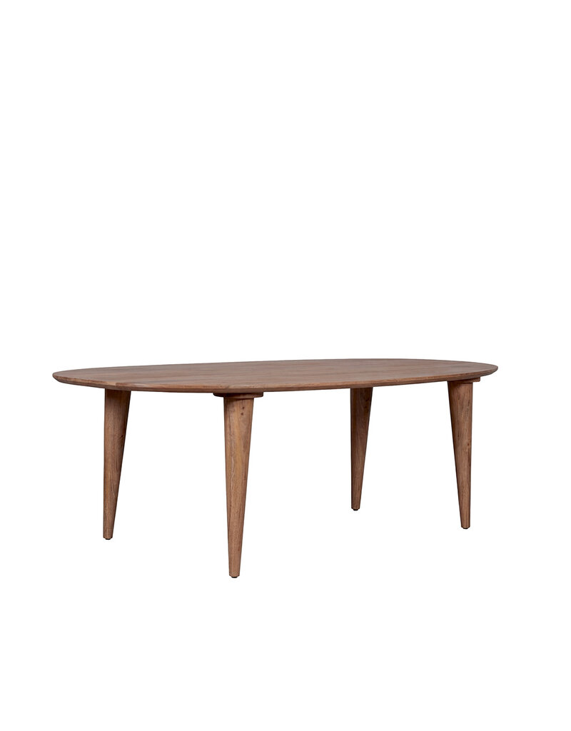 Damn LABEL51 Eetkamertafel Fly - Nature Smooth - Mangohout - 200 cm - Organisch