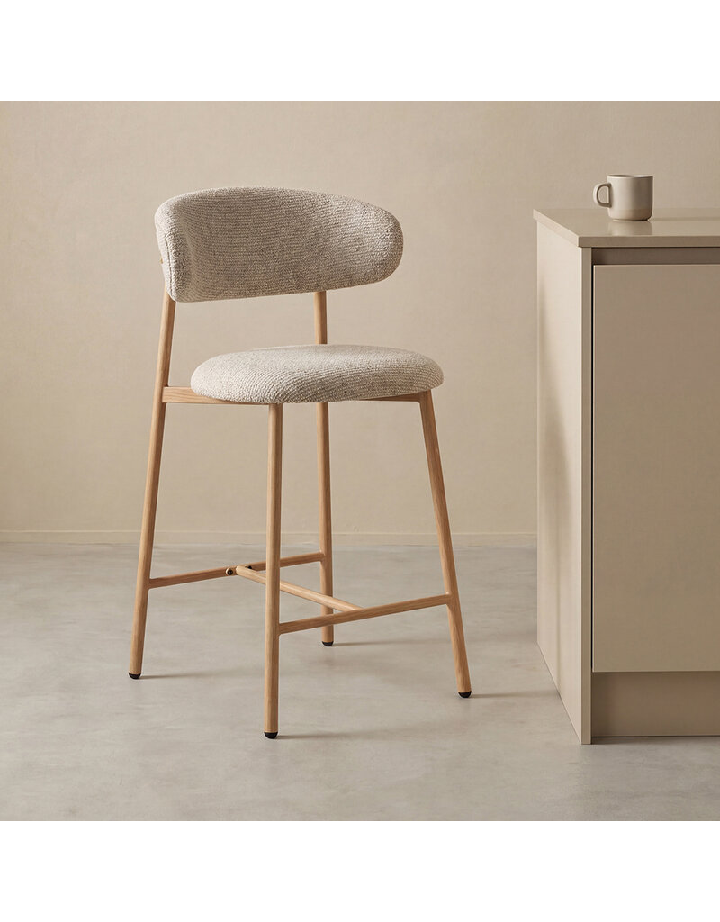 Damn LABEL51 Barkruk Kaito - Beige - Prestige - Laag