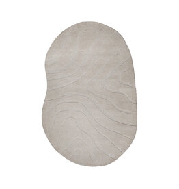 Damn LABEL51 Vloerkleden Goa - Taupe - Polyester - 200x300 cm - Organisch