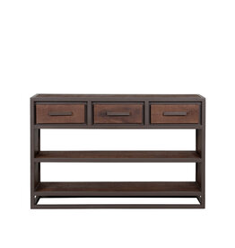 Damn LABEL51 Sidetable Peru - Espresso - Mangohout - 115 cm