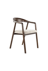 Damn LABEL51 Eetkamerstoel Lone - Beige - Geweven