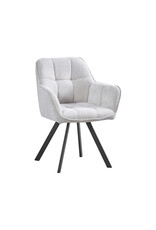 Damn LABEL51 Eetkamerstoel Riley - Naturel - Geweven