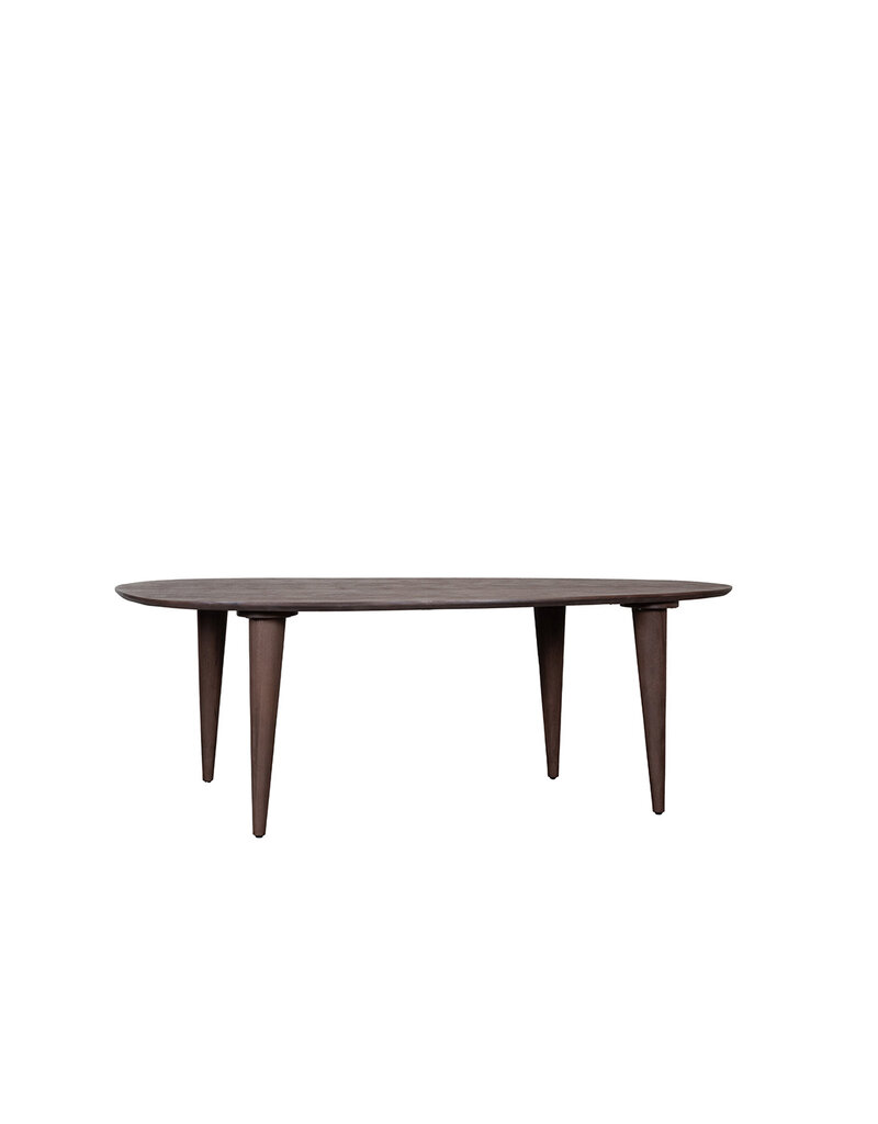 Damn LABEL51 Eetkamertafel Fly - Espresso - Mangohout - 180 cm - Organisch