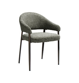 Damn LABEL51 Eetkamerstoel Sora - Mushroom - Boucle