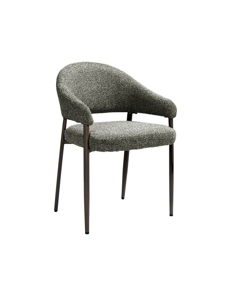 Damn LABEL51 Eetkamerstoel Sora - Mushroom - Boucle
