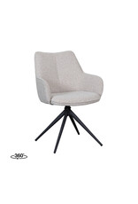 Damn LABEL51 Eetkamerstoel Sawa - Naturel - Boucle