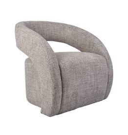 Damn LABEL51 Fauteuil Antibes - Taupe - Geweven
