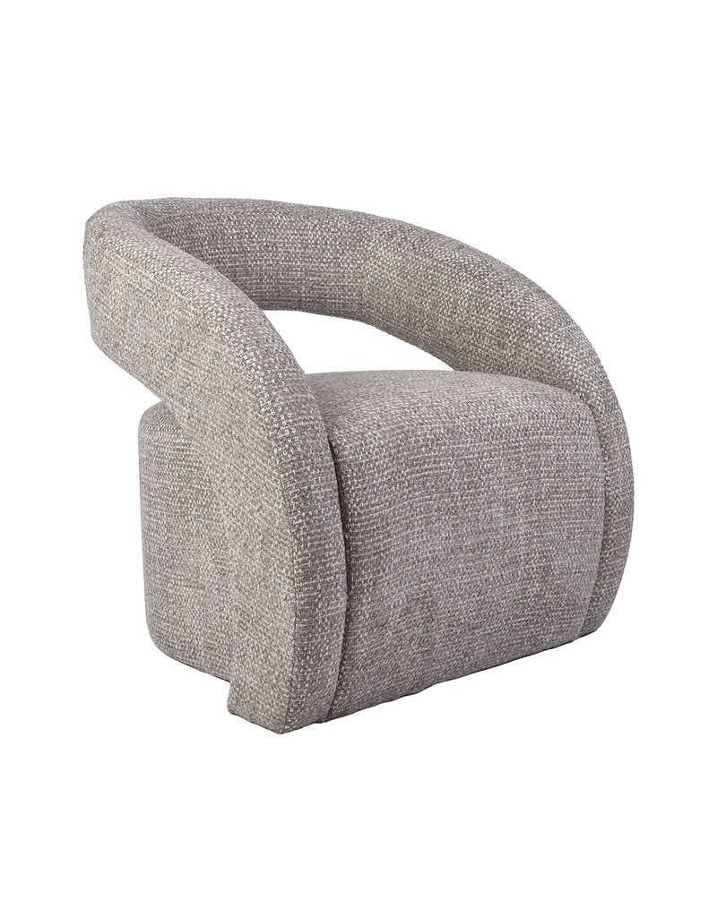 Damn LABEL51 Fauteuil Antibes - Taupe - Geweven
