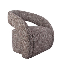 Damn LABEL51 Fauteuil Antibes - Cherry Chocolate - Geweven