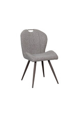 Damn LABEL51 Eetkamerstoel Silly - Mushroom - Boucle - Brons Metalen Frame