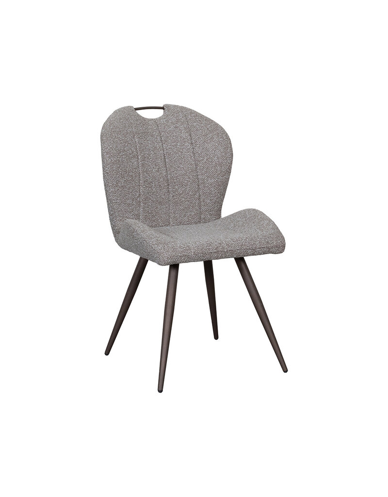 Damn LABEL51 Eetkamerstoel Silly - Mushroom - Boucle - Brons Metalen Frame