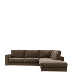 Damn LABEL51 Hoekbank Valero - Retro Taupe Tresor - Chenille - Hoekbank Rechts