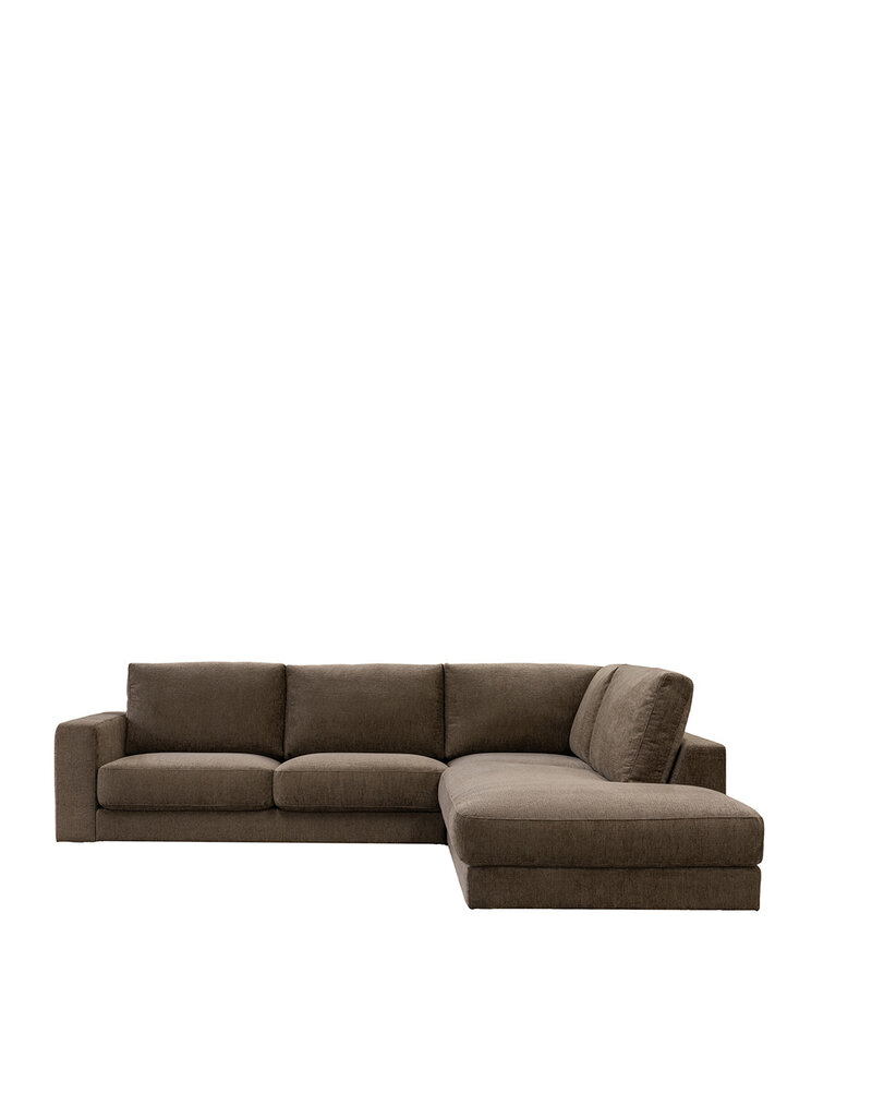 Damn LABEL51 Hoekbank Valero - Retro Taupe Tresor - Chenille - Hoekbank Rechts