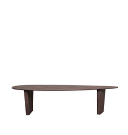 Damn LABEL51 Eetkamertafel Wow - Espresso - Mangohout - 300 cm