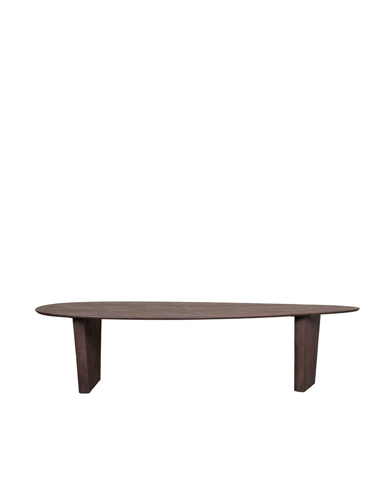 Damn LABEL51 Eetkamertafel Wow - Espresso - Mangohout - 300 cm