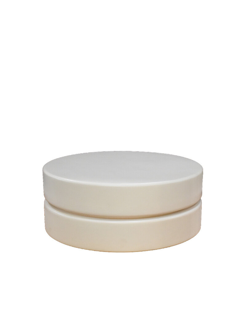 Damn LABEL51 Salontafel Milly - Soft Sand - Mangohout - 70 cm - Rond