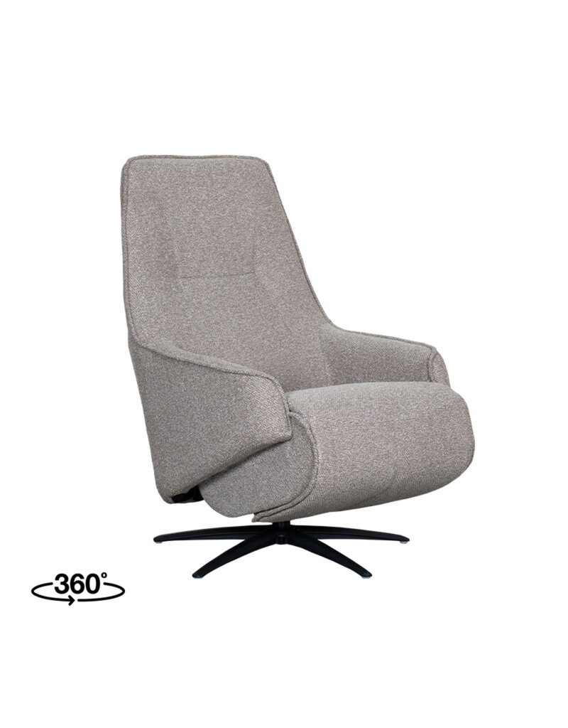 Damn LABEL51 Fauteuil Odense - Mushroom - Boucle - 2-Motorig