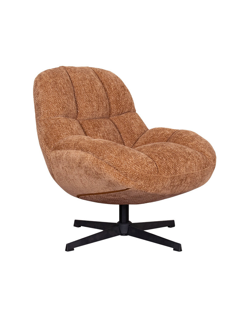 Damn LABEL51 Fauteuil Huxley - Cognac - Chenille - One Size
