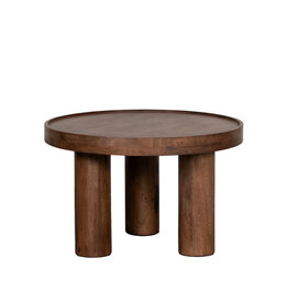 Damn LABEL51 Salontafel Elly - Nature Smooth - Mangohout - 60 cm - Rond