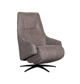 Damn LABEL51 Fauteuil Odense - Taupe - Kunstleder - One Size