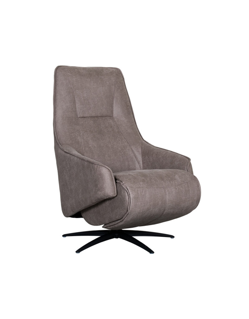 Damn LABEL51 Fauteuil Odense - Taupe - Kunstleder - One Size