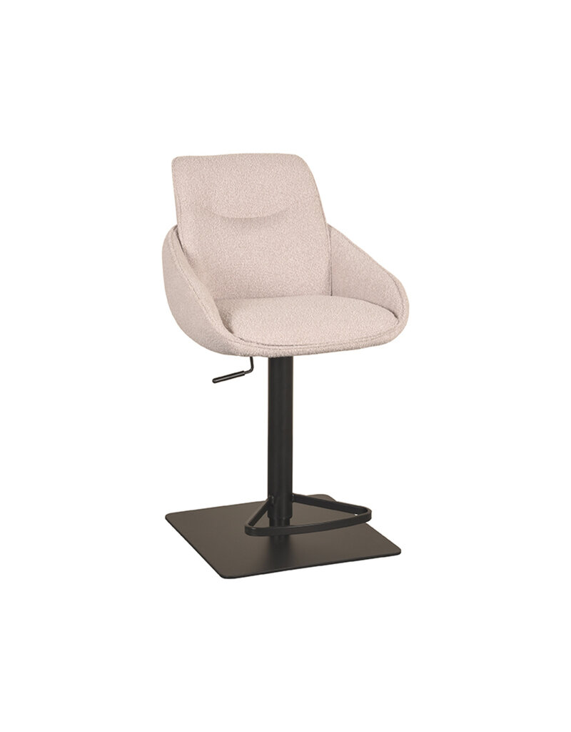 Damn LABEL51 Barkruk Beauty - Naturel - Boucle - Gaslift