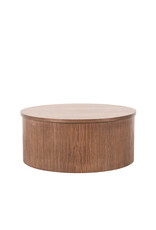 Damn LABEL51 Salontafel Oliva - Walnoot - Eiken - 70 cm - Rond